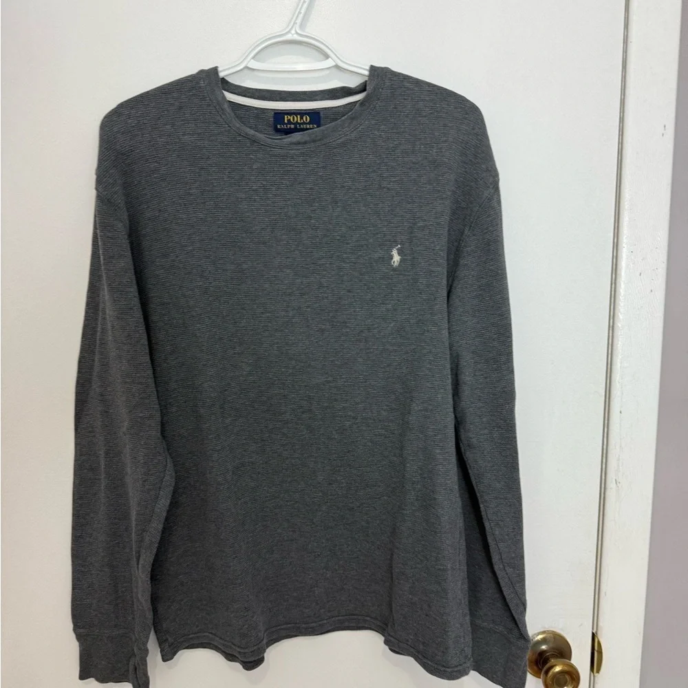 Polo by Ralph Lauren Heather Gray Crewneck men’s XL 100% Cotton